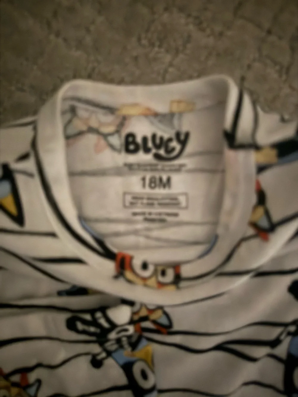 halloween bluey pajamas 18mos